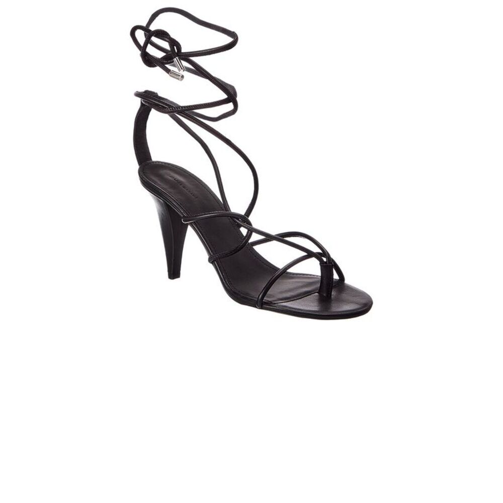 Isabel Marant Leather Sandal, Black